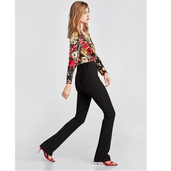 Zara Floral Bodysuit Size Small - Picture 5 of 6